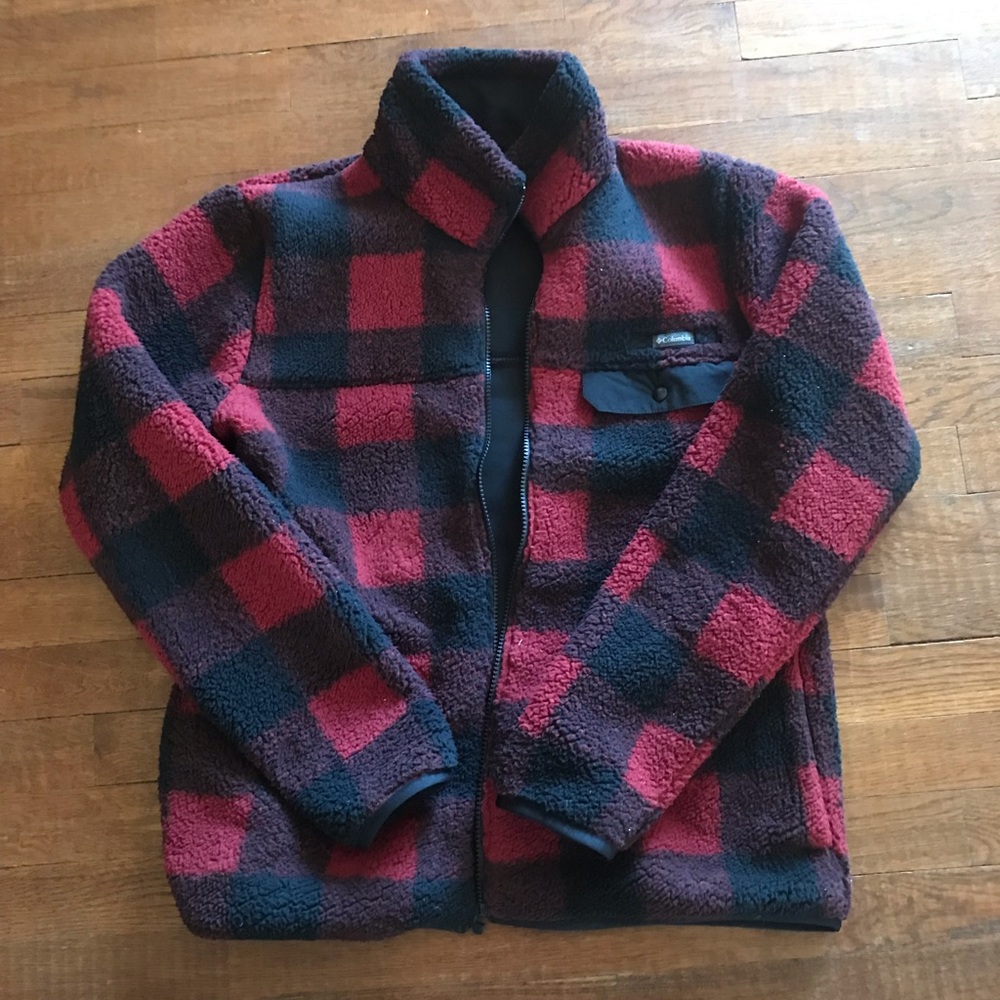 Columbia fleece zip up jacket